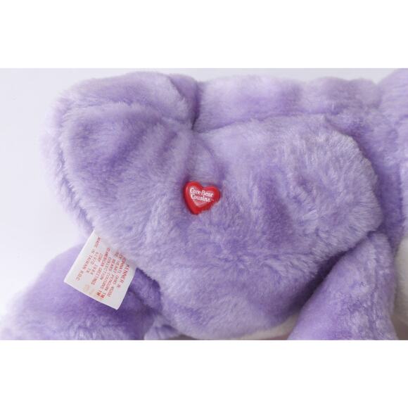 Care Bear, Cousins, Cozy Heart Penguin, Purple, Collection, 11", Soft, Vintage - Picture 4 of 4